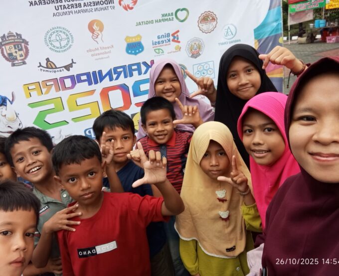 SEMARAK KARNIPORA 2025: Anak-Anak Antusias Ikuti Kegiatan Read Aloud Bersama Bunda Literasi Kota Serang