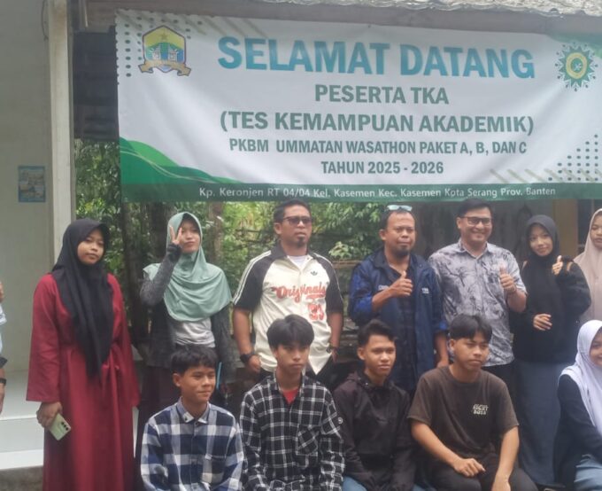 Pelaksanaan Tes Kemampuan Akademik (TKA) di PKBM Ummatan Wasathon