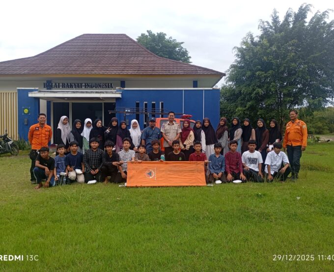 PKBM Ummatan Wasathon Gelar Edukasi Mitigasi Bencana Bersama BPBD Kota Serang