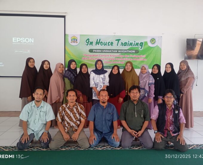 PKBM Ummatan Wasathon Gelar Pelatihan Guru Bertema Penguatan Content Knowledge dan Pedagogical Skill melalui Deep Learning