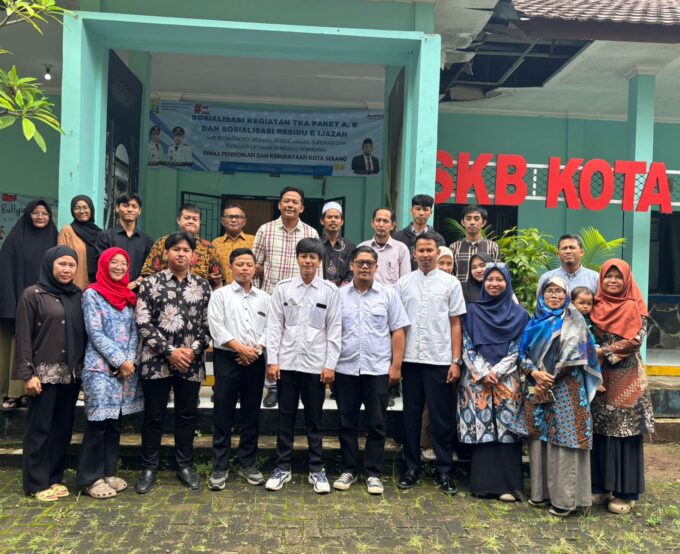 Sosialisasi TKA Paket A dan B serta Residu e-Ijazah bagi SKB dan PKBM se-Kota Serang