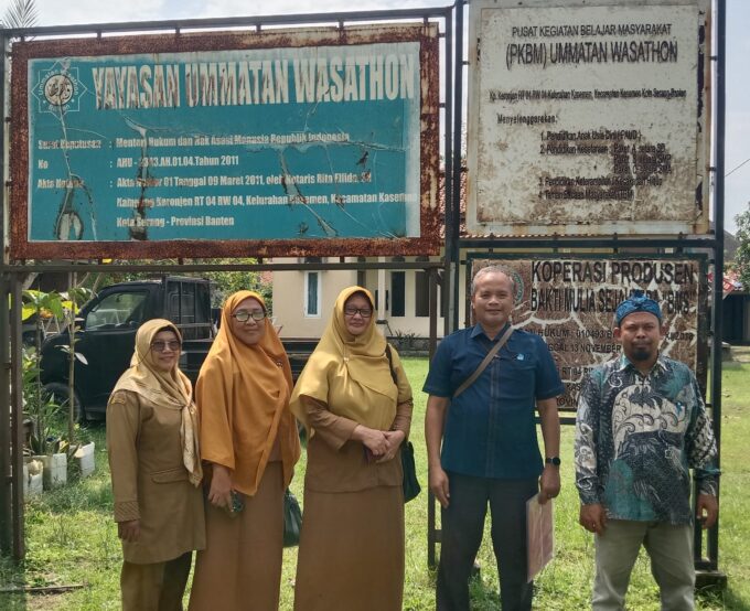 Mendukung Digitalisasi Pembelajaran, PKBM Ummatan Wasathon Ikuti Verifikasi Bantuan PID
